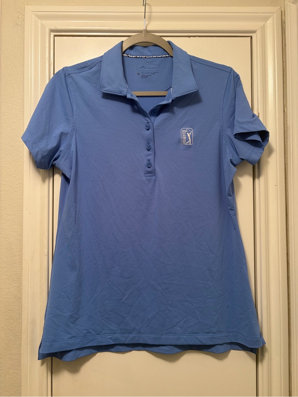 Peter Millar Women’s Light Blue PGA TOUR Golf Polo 🏌️‍♀️⛳️
